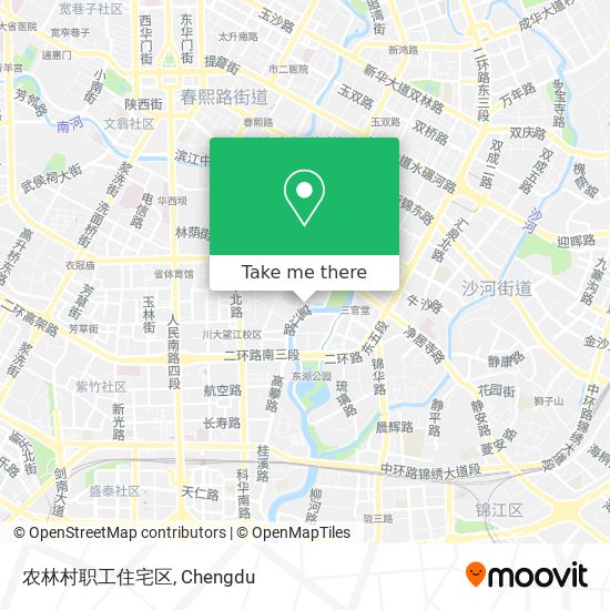 农林村职工住宅区 map