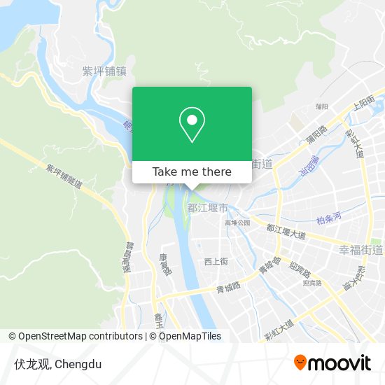 伏龙观 map