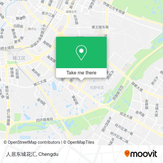 人居东城花汇 map