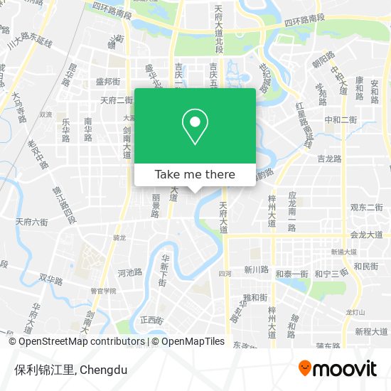 保利锦江里 map