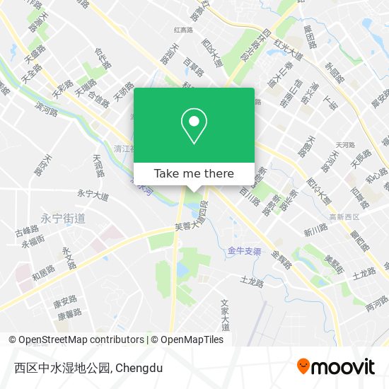 西区中水湿地公园 map