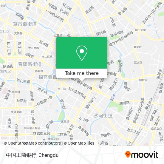 中国工商银行 map