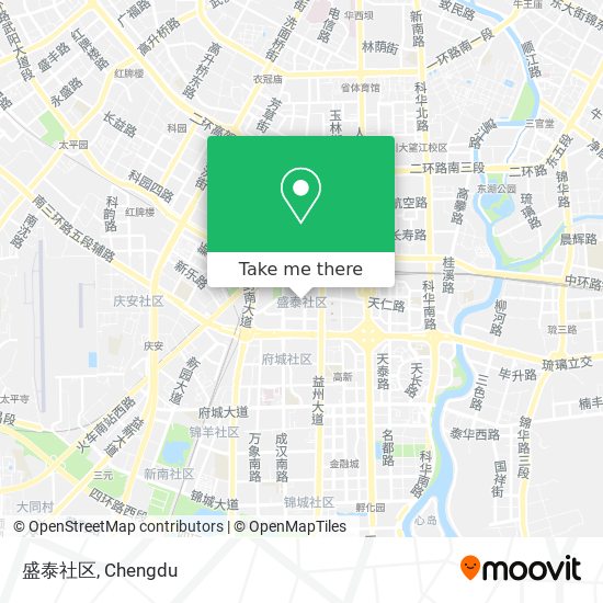 盛泰社区 map