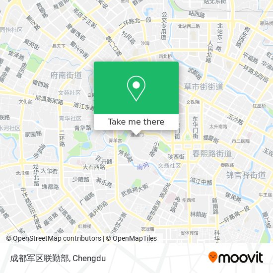 成都军区联勤部 map