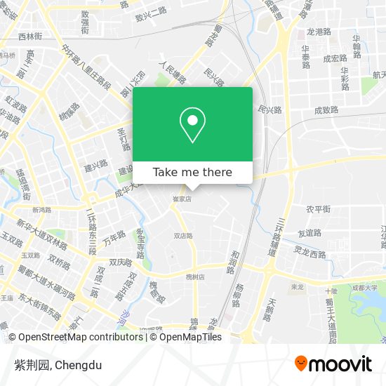 紫荆园 map