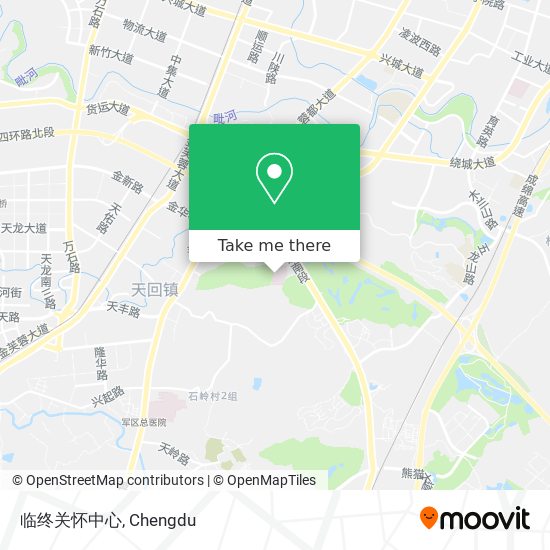 临终关怀中心 map