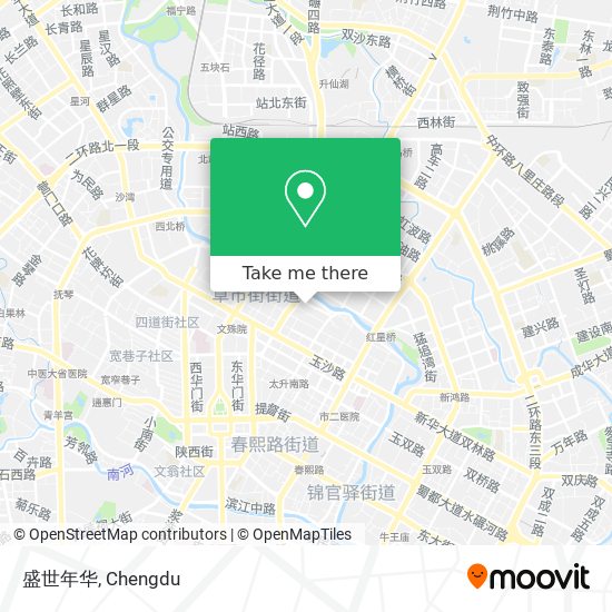 盛世年华 map