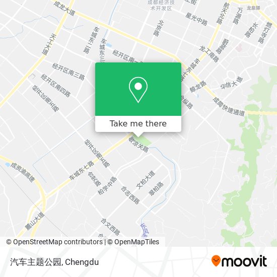 汽车主题公园 map