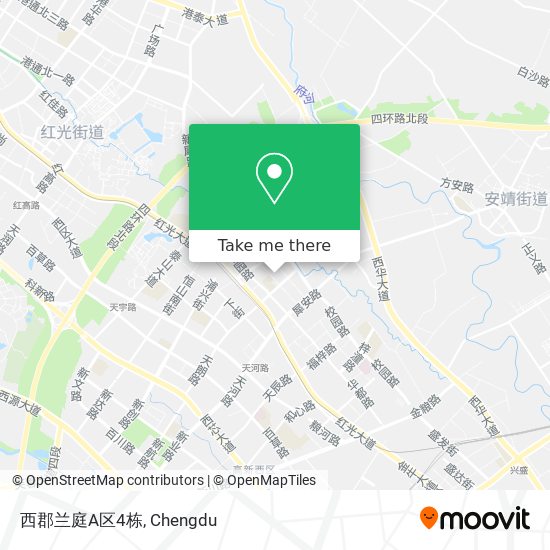西郡兰庭A区4栋 map