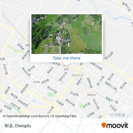 郫县 map