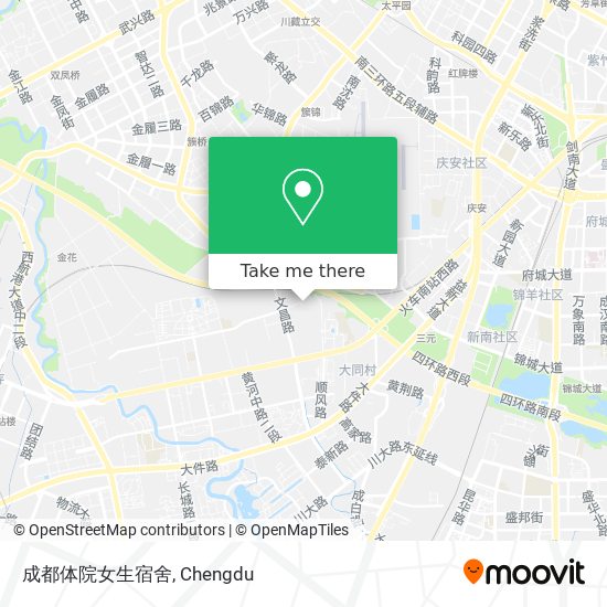 成都体院女生宿舍 map