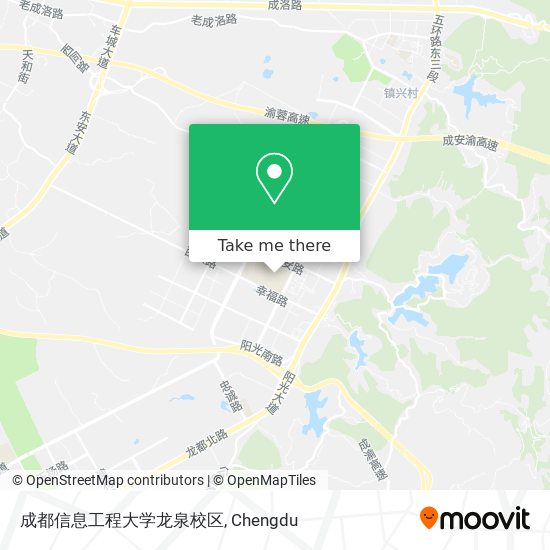 成都信息工程大学龙泉校区 map