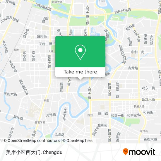 美岸小区西大门 map