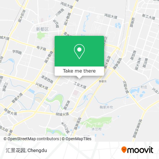汇景花园 map