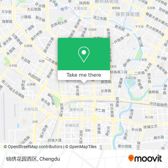 锦绣花园西区 map