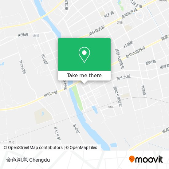 金色湖岸 map