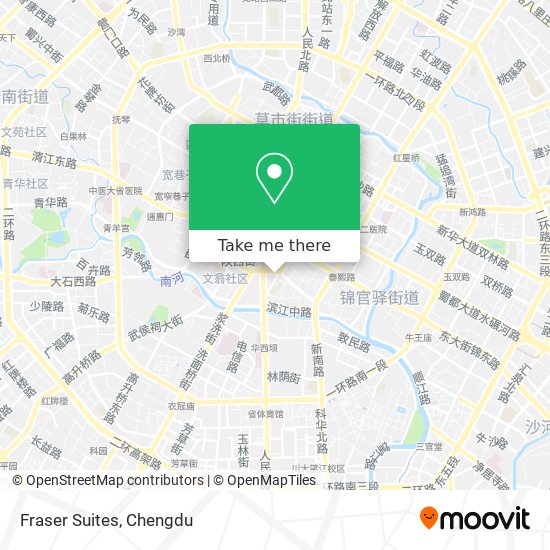Fraser Suites map