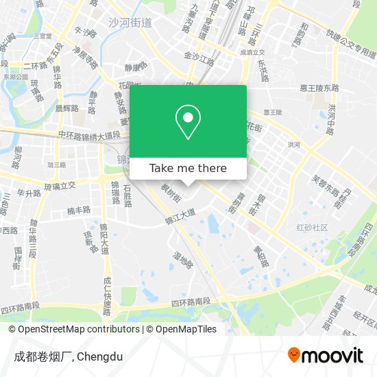 成都卷烟厂 map