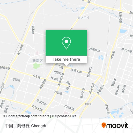 中国工商银行 map