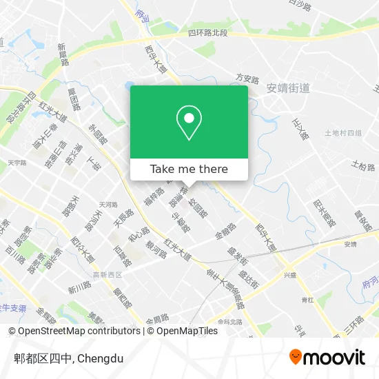 郫都区四中 map