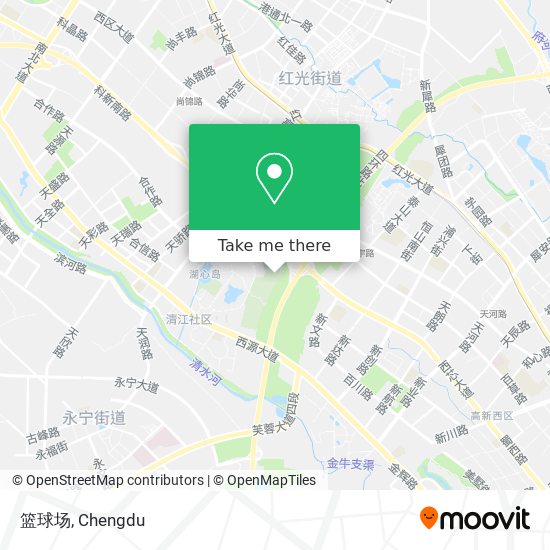 篮球场 map