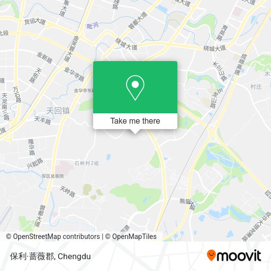保利·蔷薇郡 map