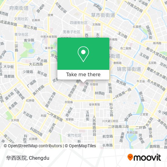 华西医院 map