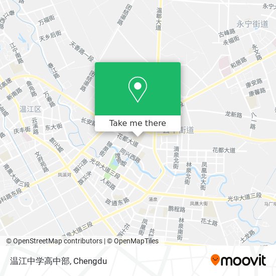 温江中学高中部 map