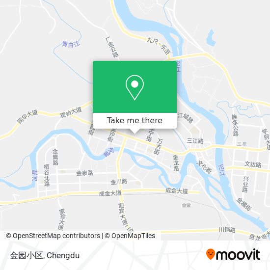 金园小区 map