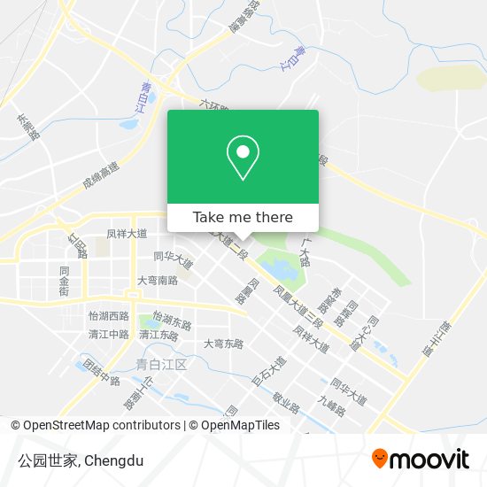 公园世家 map