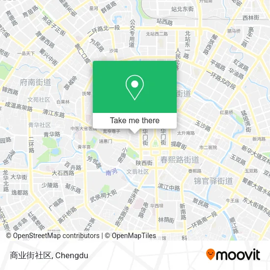 商业街社区 map