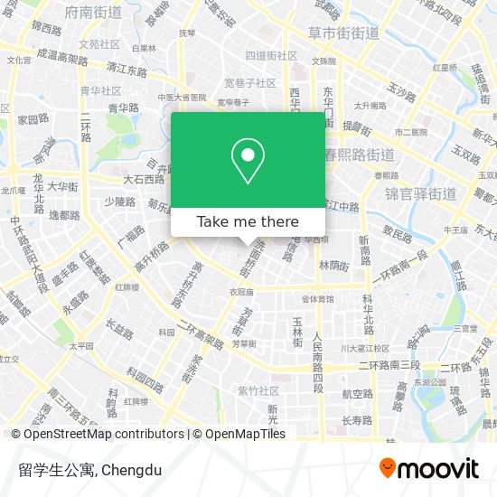 留学生公寓 map