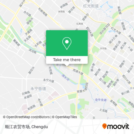 顺江农贸市场 map