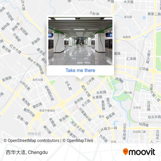 西华大道 map