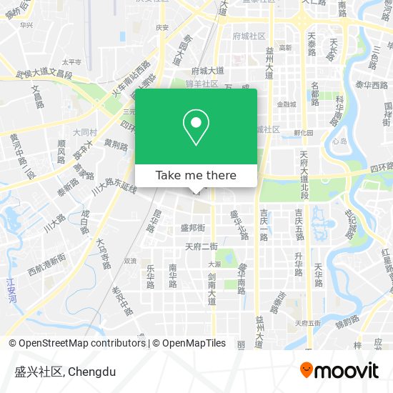 盛兴社区 map