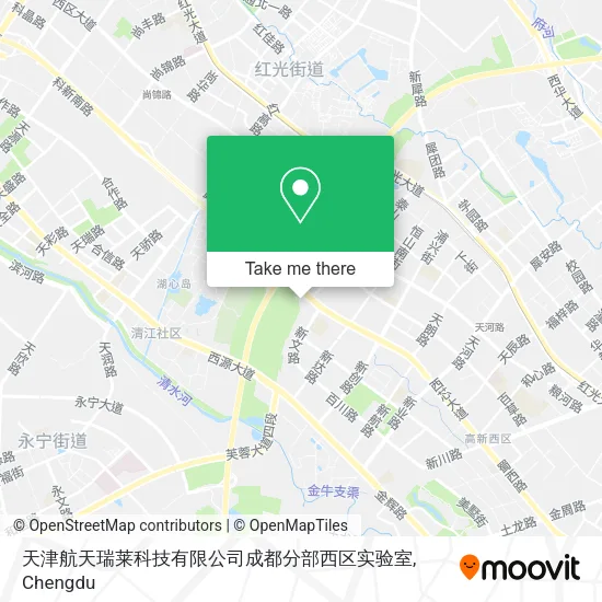 天津航天瑞莱科技有限公司成都分部西区实验室 map