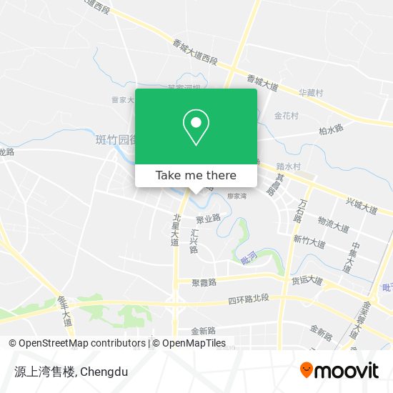 源上湾售楼 map