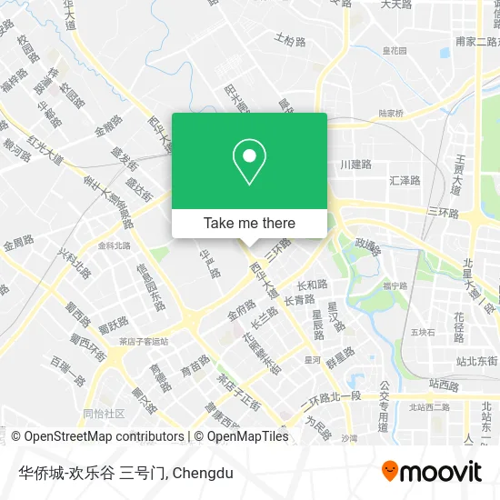 华侨城-欢乐谷 三号门 map