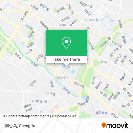 湖心岛 map