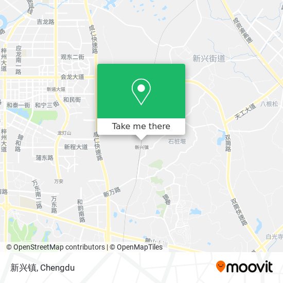 新兴镇 map