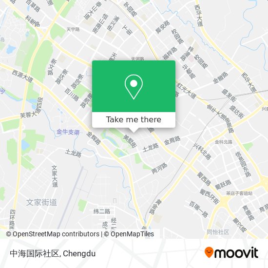 中海国际社区 map