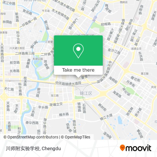 川师附实验学校 map