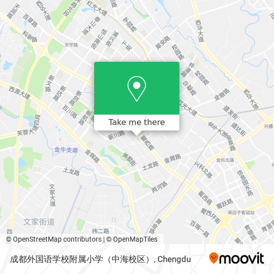 成都外国语学校附属小学（中海校区） map