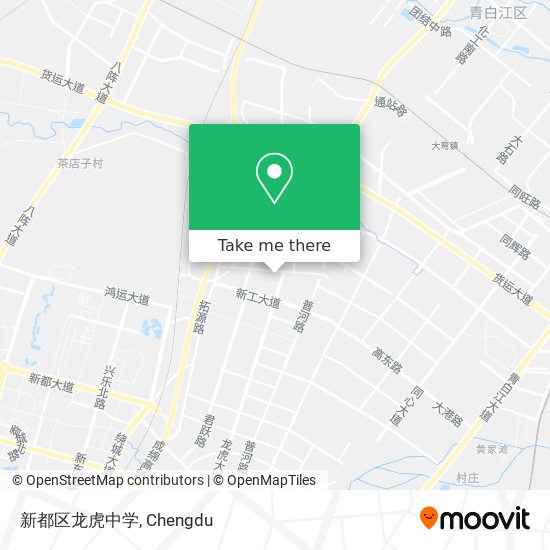 新都区龙虎中学 map