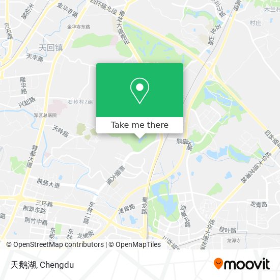 天鹅湖 map