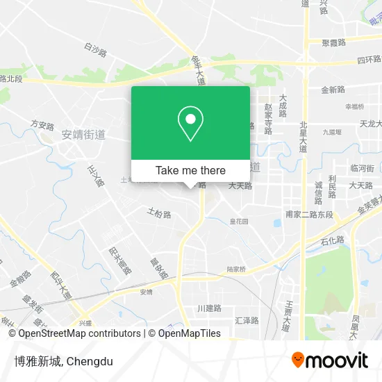 博雅新城 map