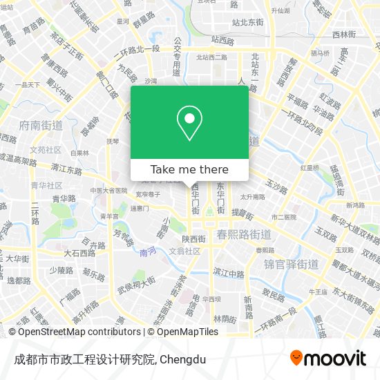成都市市政工程设计研究院 map