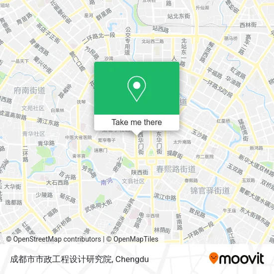 成都市市政工程设计研究院 map