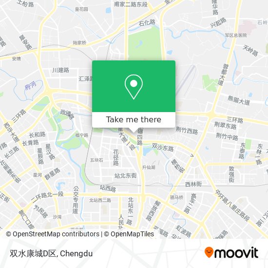 双水康城D区 map