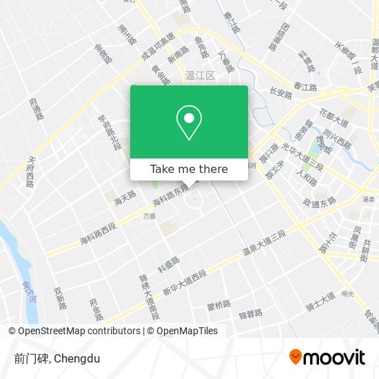 前门碑 map